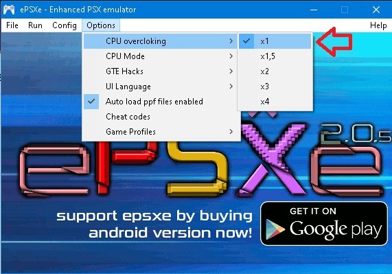 epxse emulator ps1