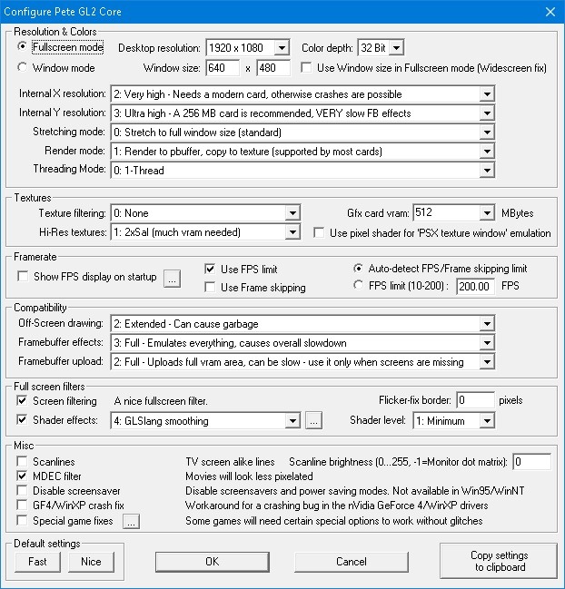 epxse emulator ps1